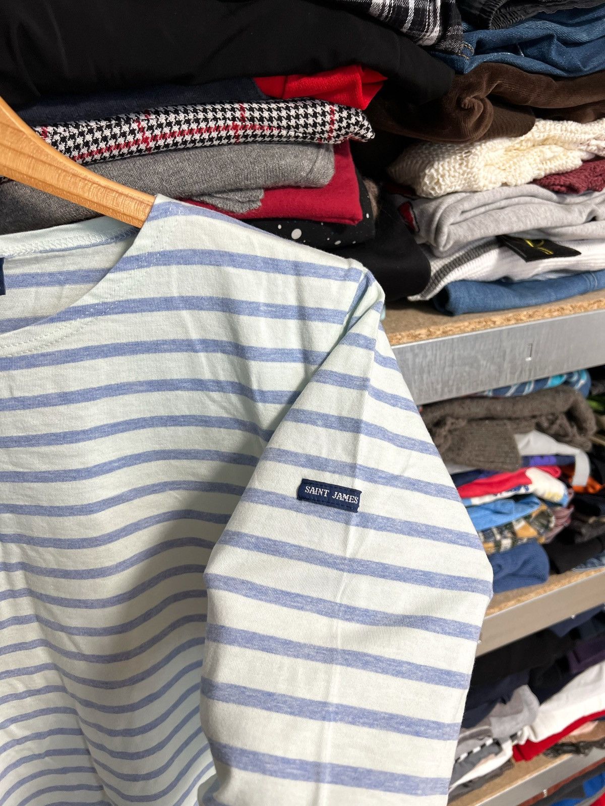 Saint James Asap Rocky Saint James Striped Long Sleeve Sweatshirt Sz M Size M / US 6-8 / IT 42-44 - 4 Thumbnail