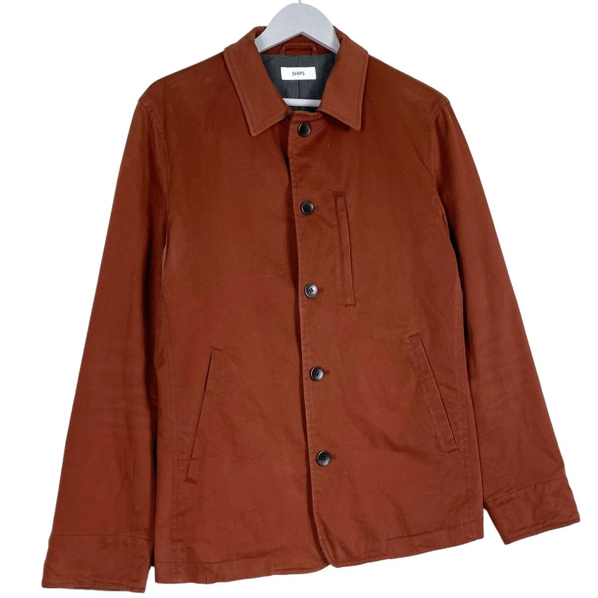 Japanese Brand × SHIPS × The Workers Club 💥SHIPS JAPAN BUTTON WORKER CHORE JACKET Size US M / EU 48-50 / 2 - 6 Thumbnail