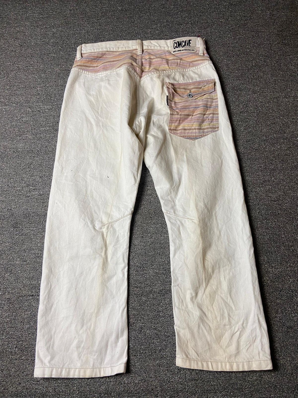 Japanese Brand CNCV Concave Attempt Regular Fit Jeans (147) Size US 32 / EU 48 - 2 Thumbnail
