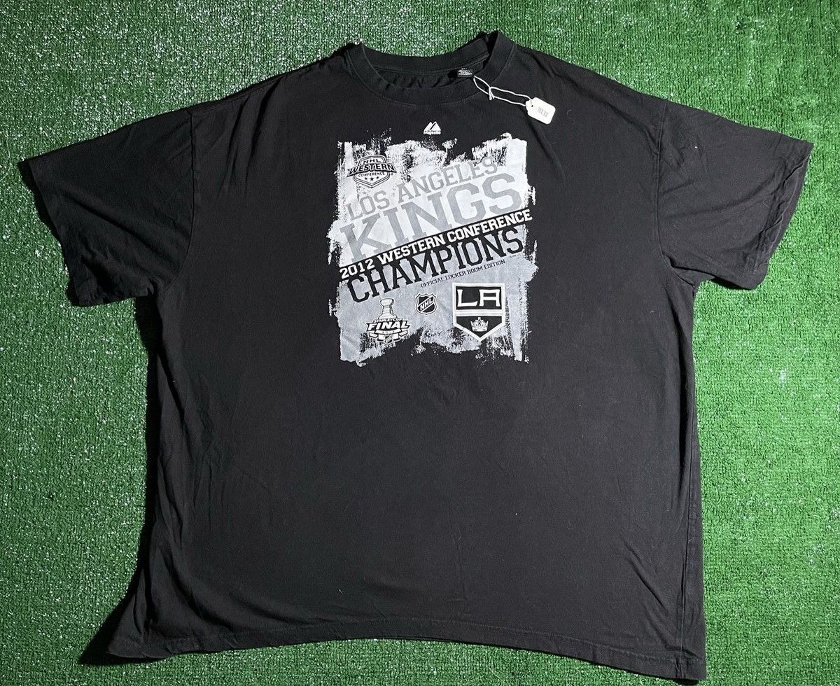 Majestic Los Angeles Kings 2012 Western Conference Champions T-shirt Size US XXL / EU 58 / 5 - 1 Thumbnail
