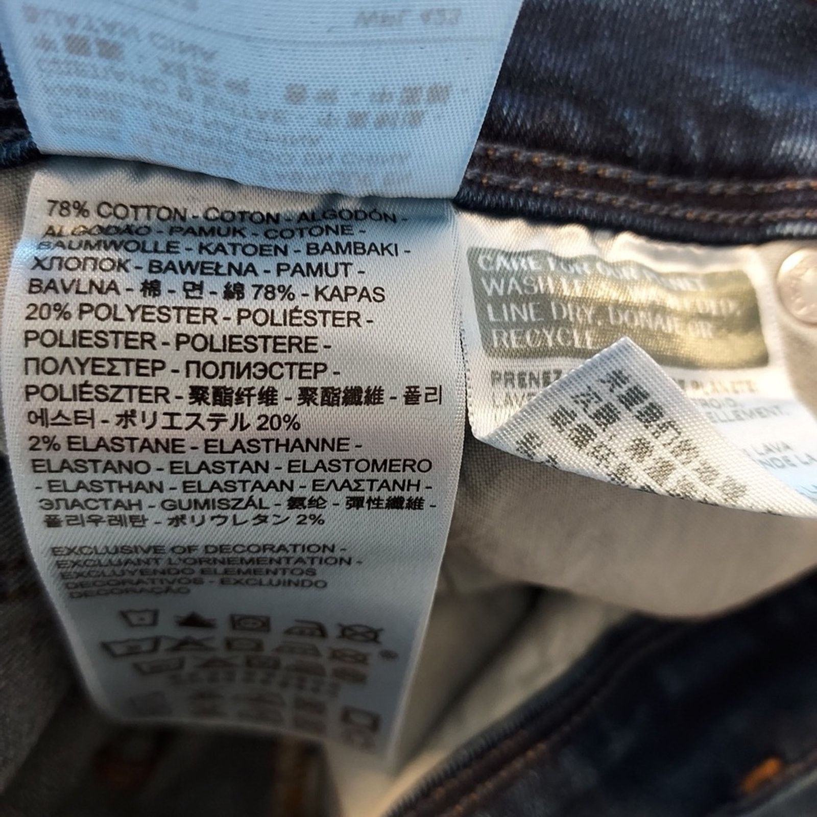Levi's Levi's 512 Perfectly Slim Bootcut Blue Denim Mid Rise Jeans Size 27" / US 4 / IT 40 - 8 Thumbnail