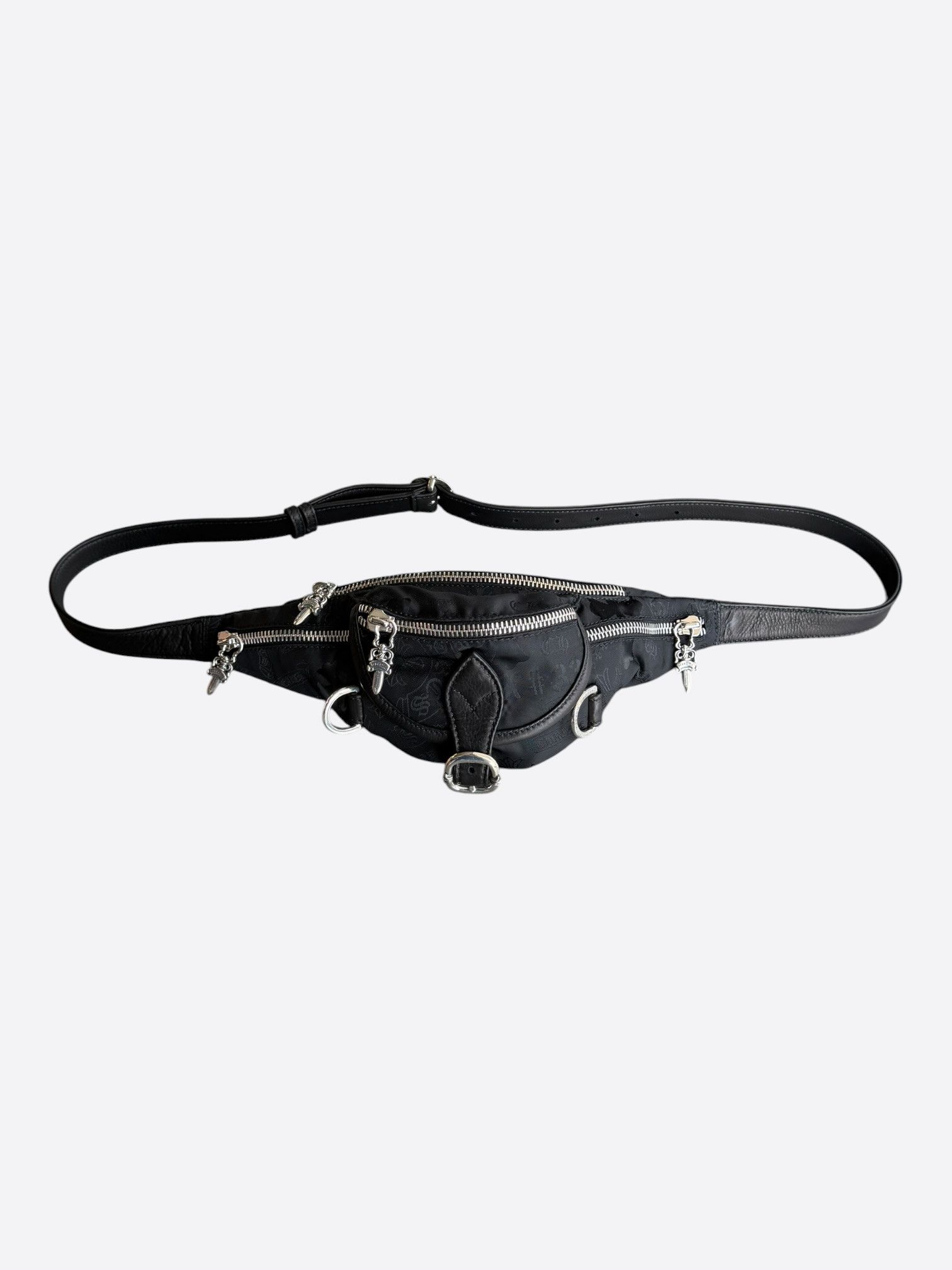 Chrome Hearts Chrome Hearts Black Stencil Nylon Mini Snat Pack Size ONE SIZE - 1 Thumbnail