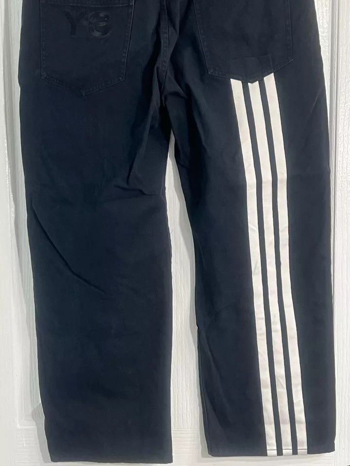 Y-3 Y-3 Cropped Pants 3 Stripe Logo Zipper Pocket Black Small Size US 32 / EU 48 - 6 Thumbnail