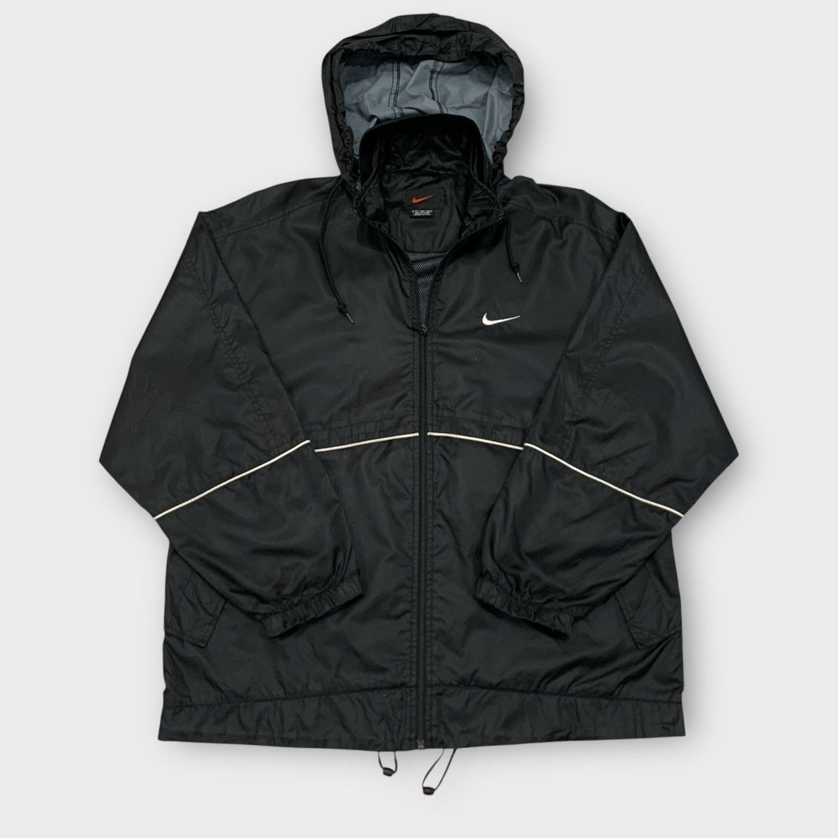 Nike VINTAGE 90s NIKE HOODIE WINDBREAKER JACKET DOUBLE LAYER Size US XL / EU 56 / 4 - 8 Thumbnail