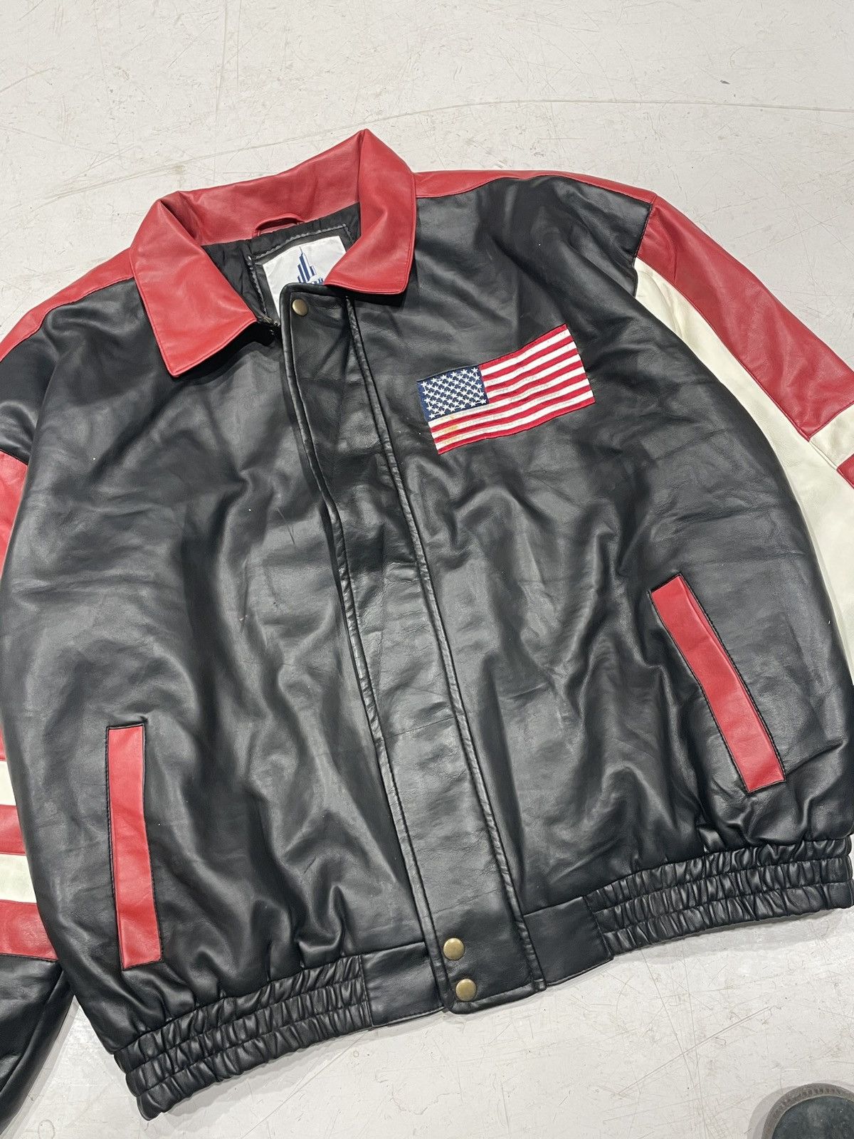 Danier 90s American Leather Varsity Jacket Size US L / EU 52-54 / 3 - 2 Thumbnail