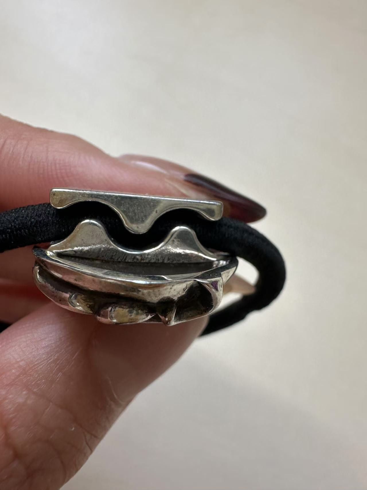 Chrome Hearts Chrome Hearts 925 Silver Heart Vine Hair Tie 