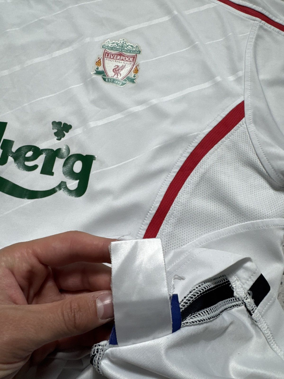 Reebok Reebok Liverpool Steven Gerrard #8 2005/2006 Soccer Jersey Size US L / EU 52-54 / 3 - 10 Thumbnail