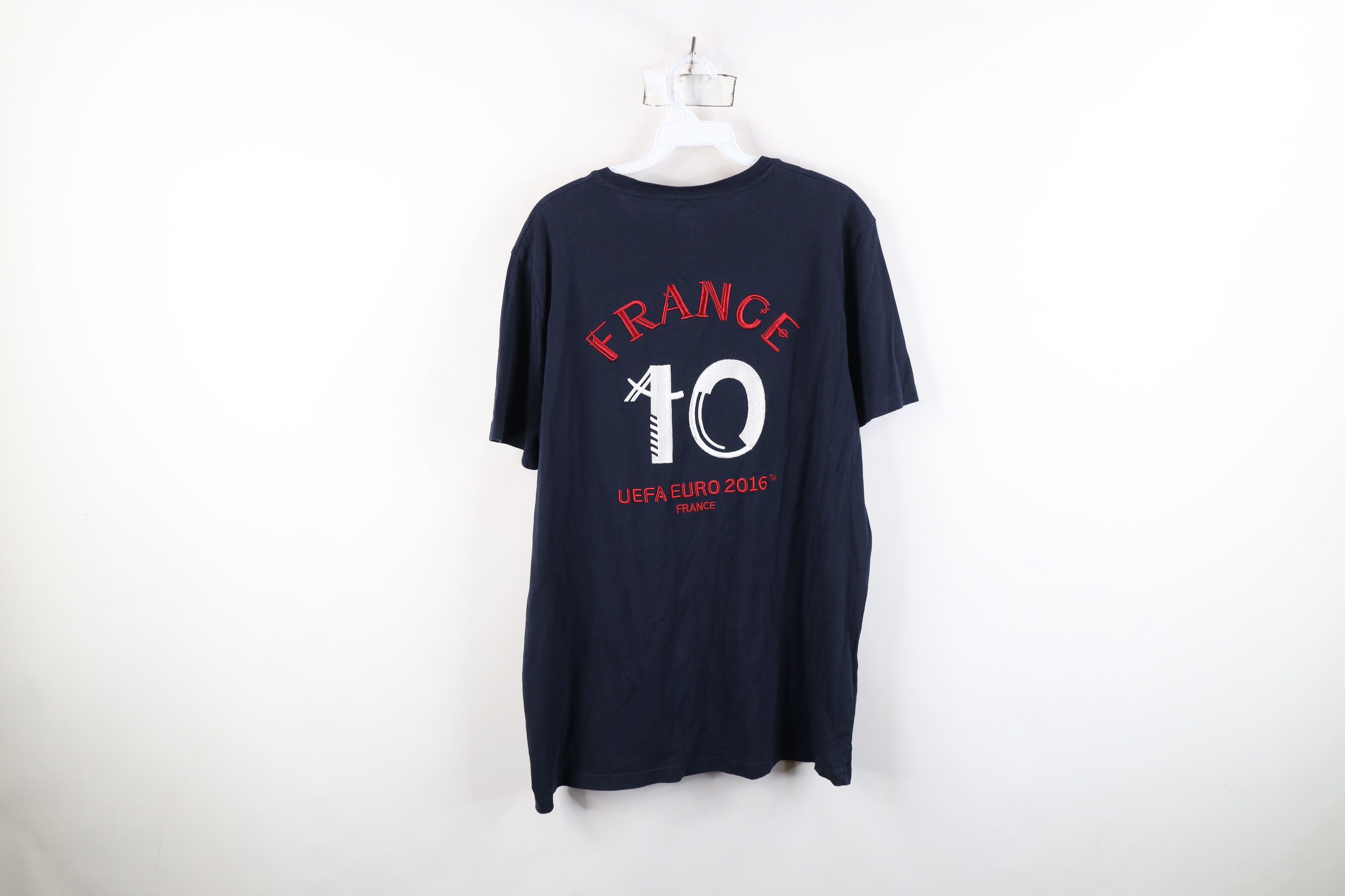 Vintage Y2K UEFA Euro France Soccer Football T-Shirt Navy Blue Size XL / US 12-14 / IT 48-50 - 11 Thumbnail