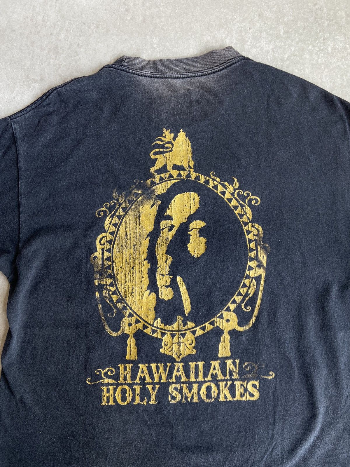 Band Tees × Vintage Vintage Hawaiian Holy Smoke Bob Marley T Shirt Size US L / EU 52-54 / 3 - 5 Thumbnail