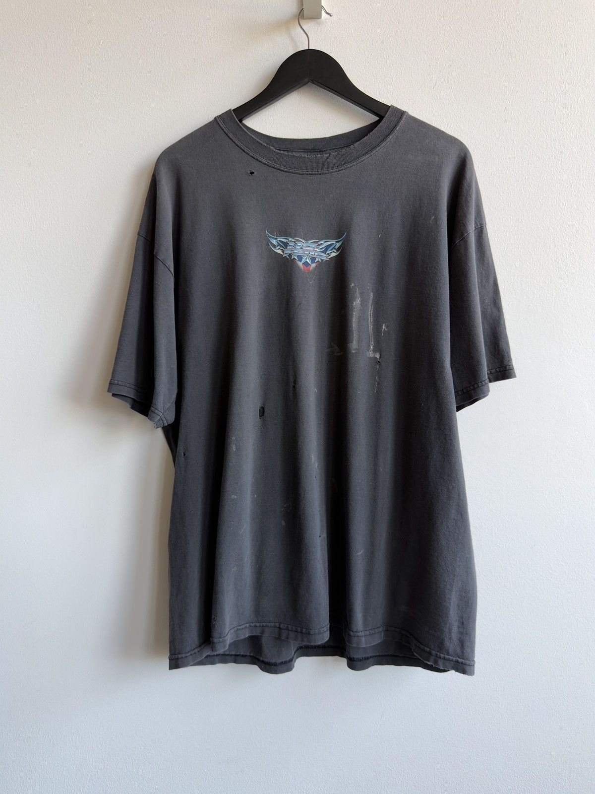Vintage Vintage Distressed 2000s Faded WCC Erd Biker Cross Band Tee Size US XL / EU 56 / 4 - 5 Thumbnail