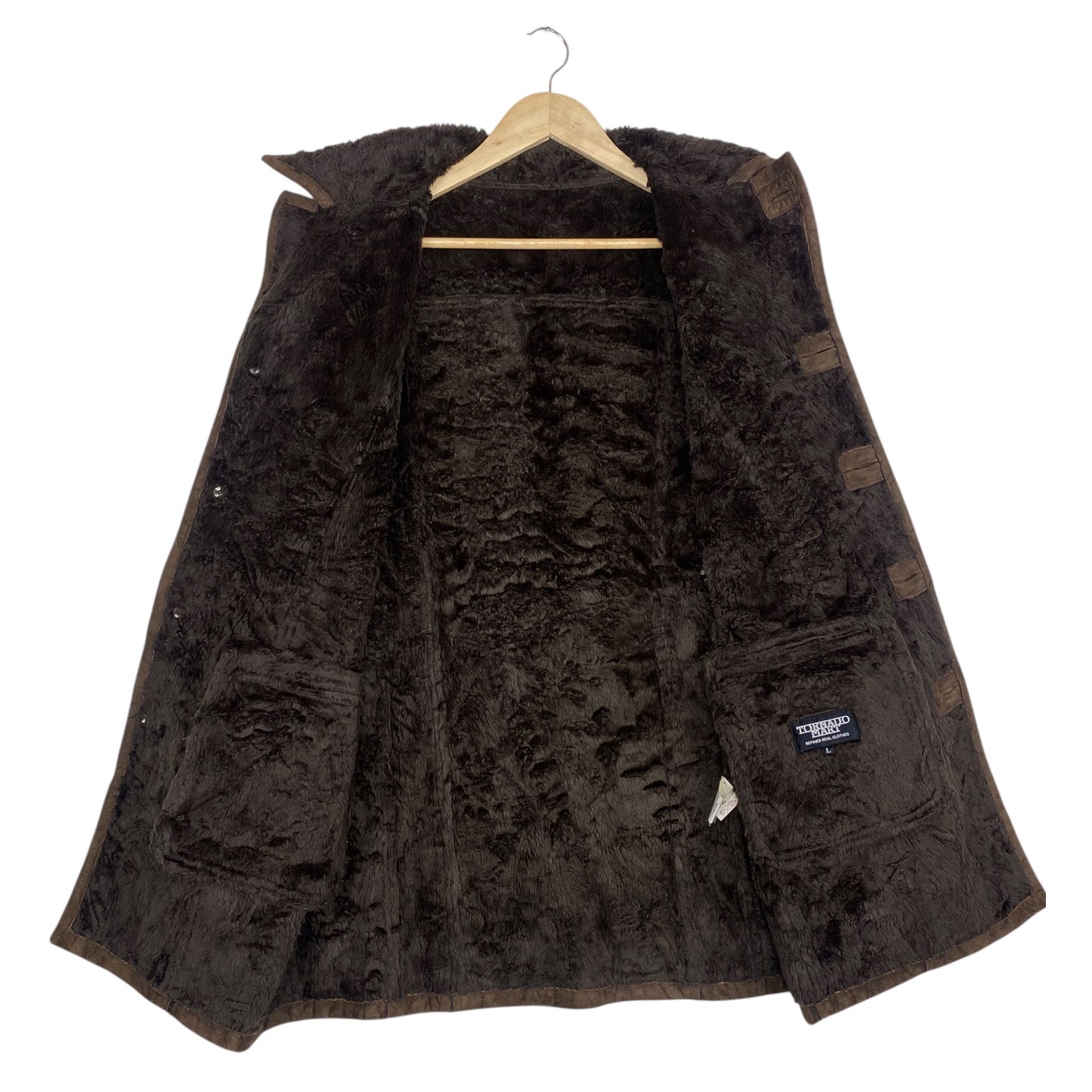 Tornado Mart 💥TORNADO MART MOLESKIN SHEARLING JACKET Size US M / EU 48-50 / 2 - 8 Thumbnail