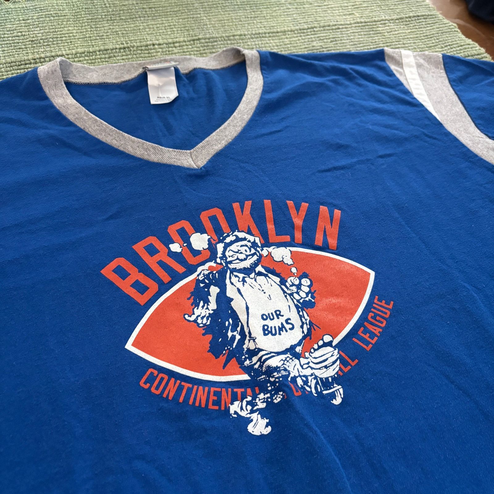 Vintage Ebbets Field Retro Brooklyn Dodgers 40s Style Our Bums Shirt Size US XL / EU 56 / 4 - 4 Thumbnail