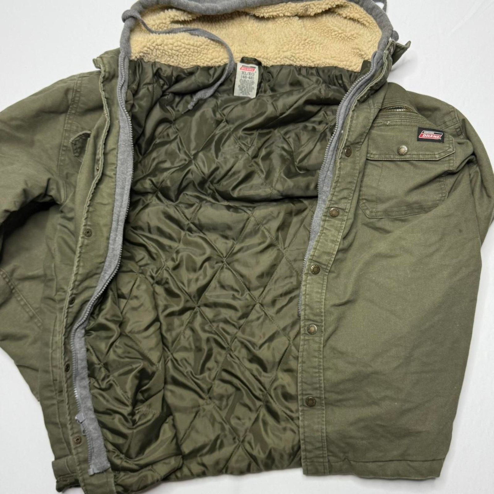 Dickies Dickies Sherpa Lined Hooded Canvas Work Jacket XL (46–48) Size US XL / EU 56 / 4 - 4 Thumbnail