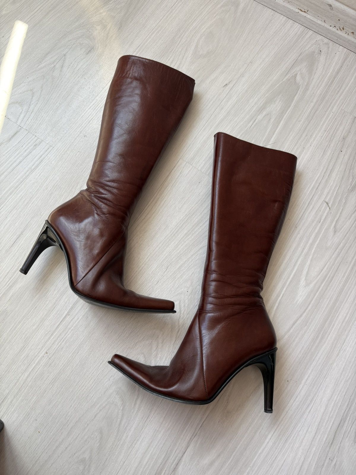 Vintage y2k leather boots Size US 6.5 / IT 36.5 - 9 Thumbnail