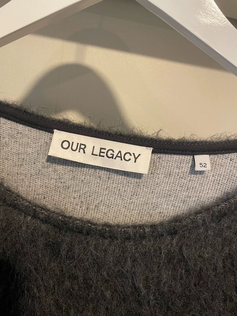 Our Legacy our legacy Gray horsehair sweatshirt sweater 2504-Nextarrow Size US L / EU 52-54 / 3 - 3 Thumbnail