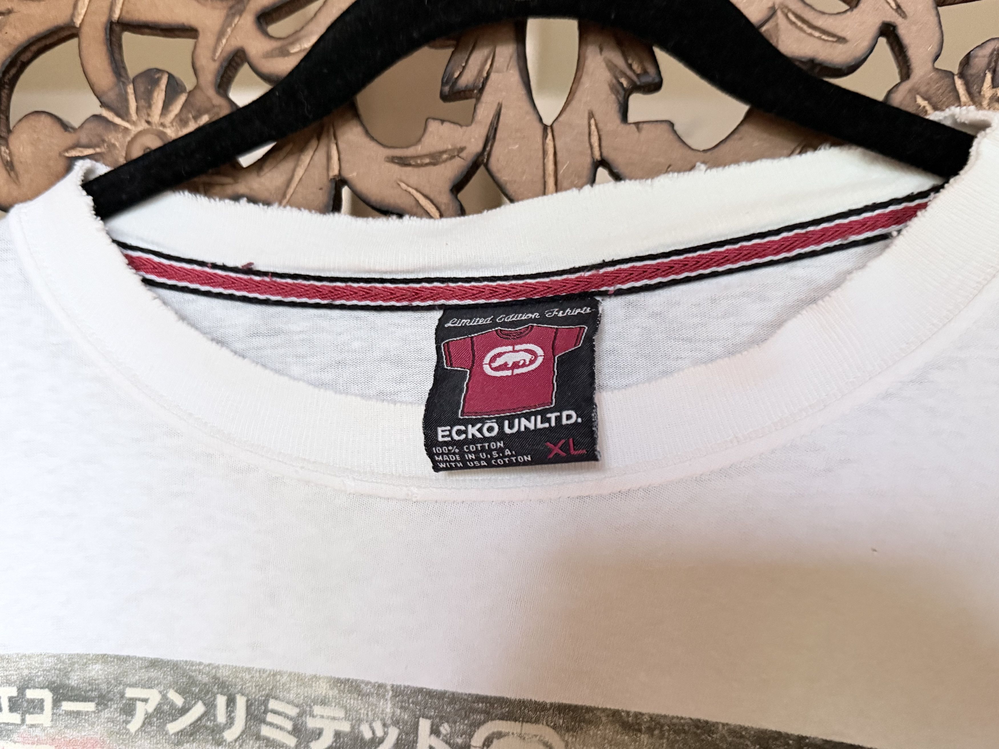Ecko Unltd. Tattered ECKO UNLTD Japanese Kaiju Size US XL / EU 56 / 4 - 3 Thumbnail