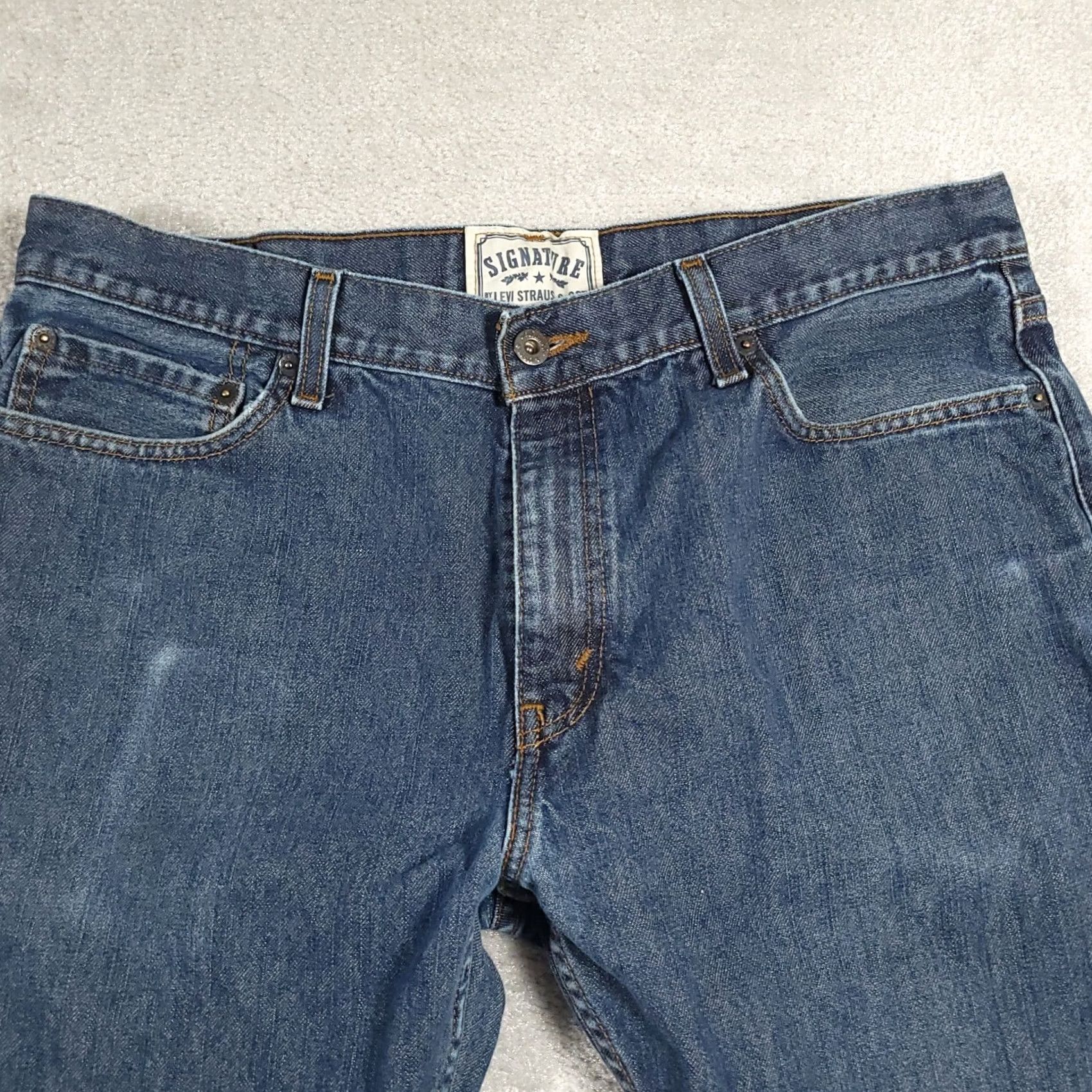 Levi's VINTAGE Levi's Slim Straight Jeans Mens 36X30 Medium Wash Western Workwear Shirt? Size US 36 / EU 52 - 3 Thumbnail
