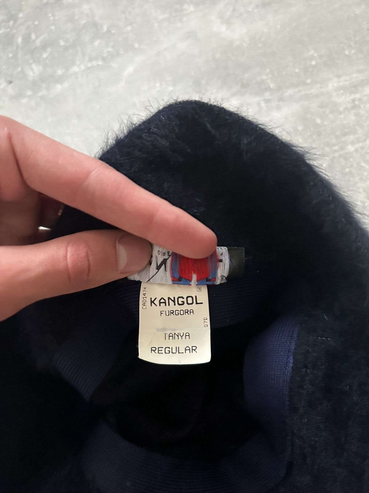 Kangol × Vintage Men's Kangol Navy Lahinch Furgora Bucket Hat Size ONE SIZE - 8 Thumbnail