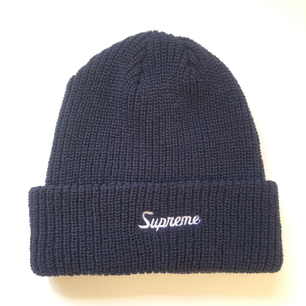Supreme Supreme Loose Gauge Beanie (FW18) Slate Blue | Grailed
