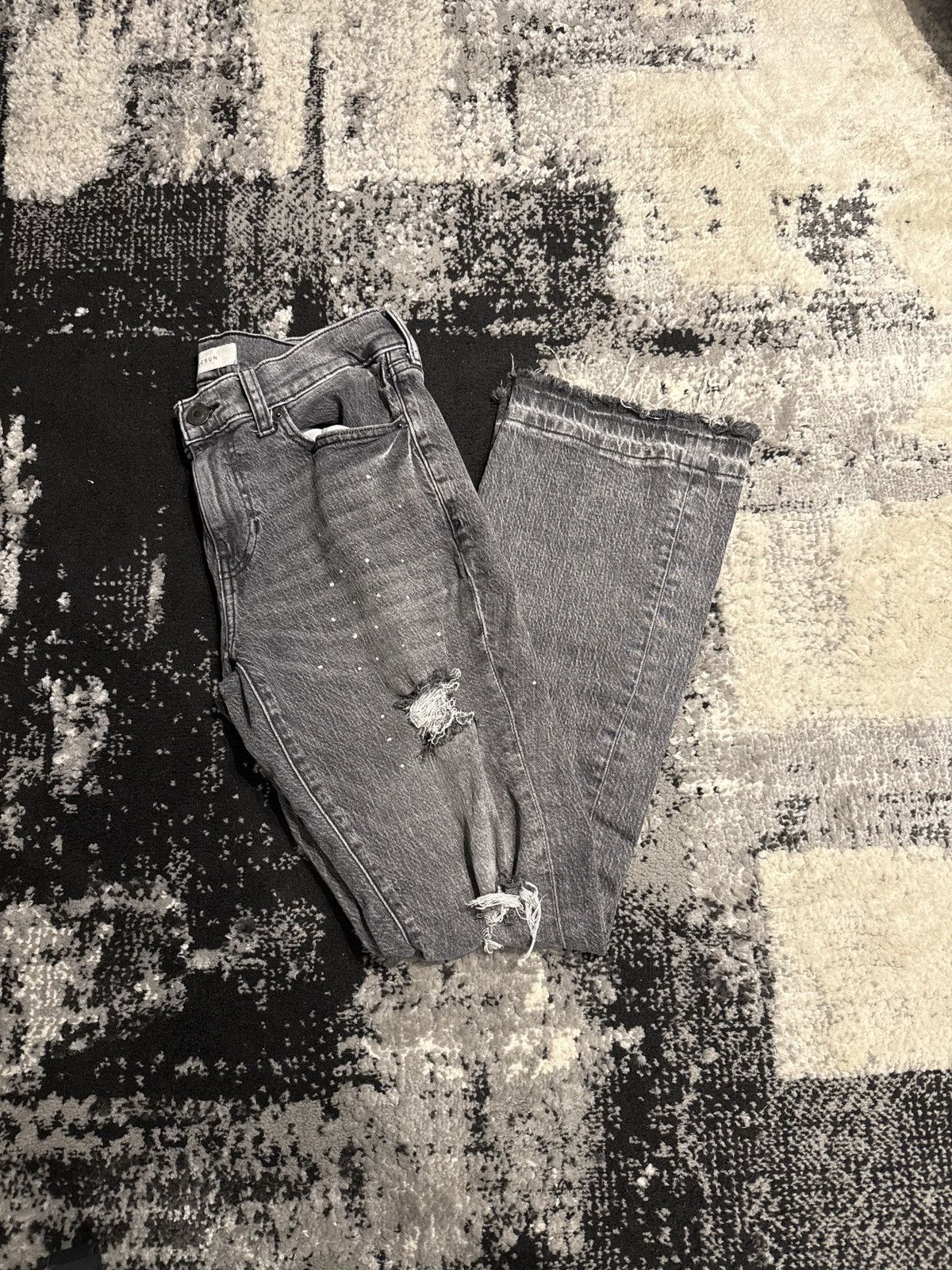 Pacsun Ripped Denim Jeans Flared Size US 30 / EU 46 - 3 Thumbnail