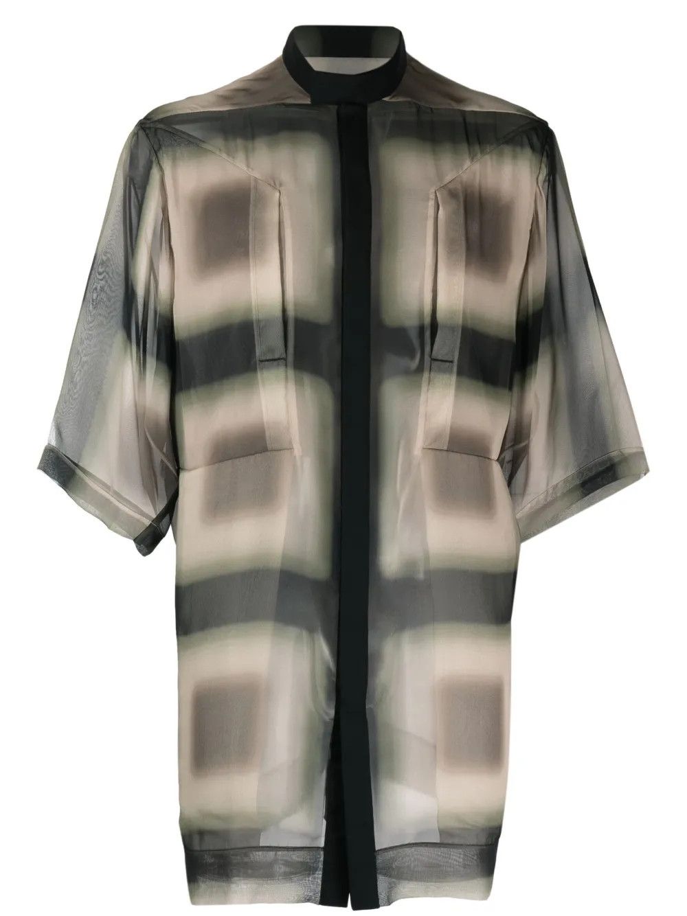 Rick Owens o1y0325 Patterned Shirt in Multicolor Size US M / EU 48-50 / 2 - 1 Thumbnail