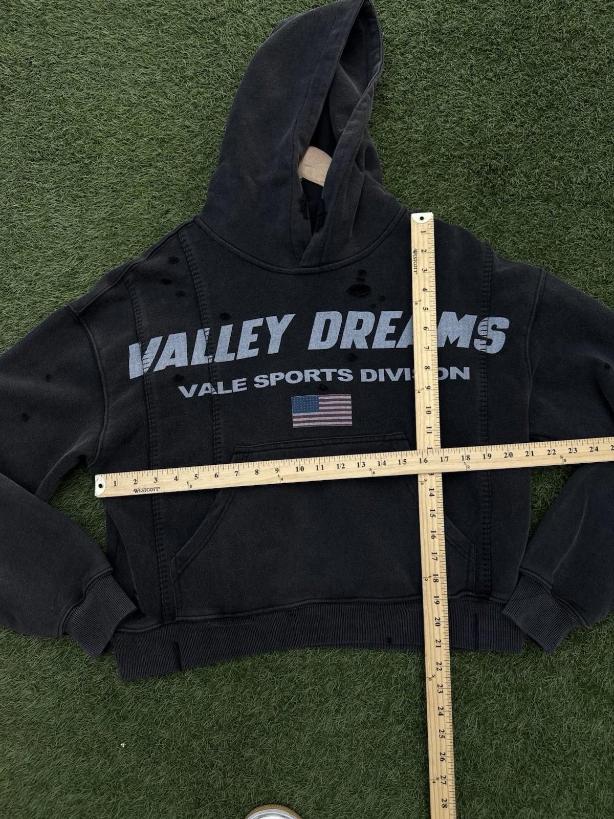 Vale Size Small- Vale Black Pull Over Hoodie Grey Authentic NEW Size US S / EU 44-46 / 1 - 6 Thumbnail