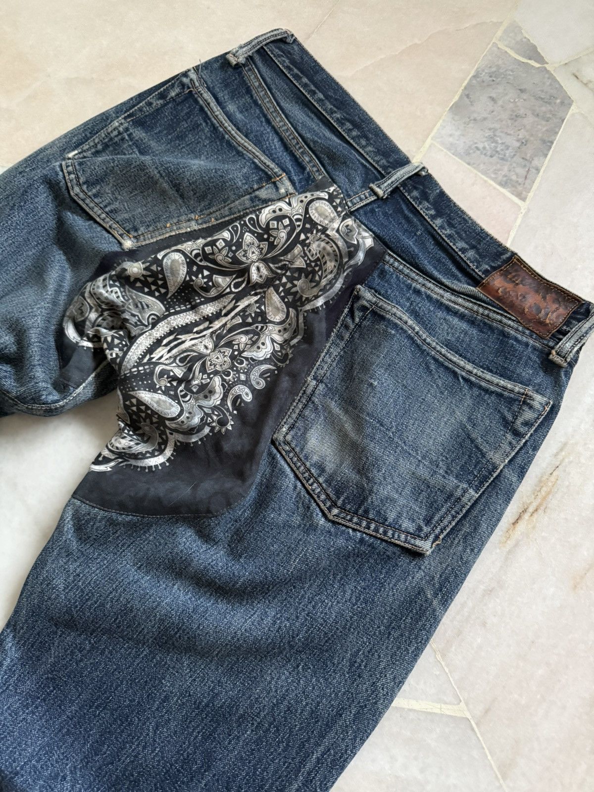 Kapital Vintage Rare Kapital Handmade distressed denim jeans Size US 32 / EU 48 - 6 Thumbnail