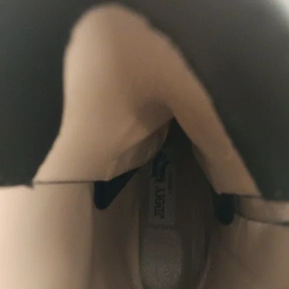 Jimmy Choo Cora Logo Debossed Combat Boots - EU36.5/US6.5