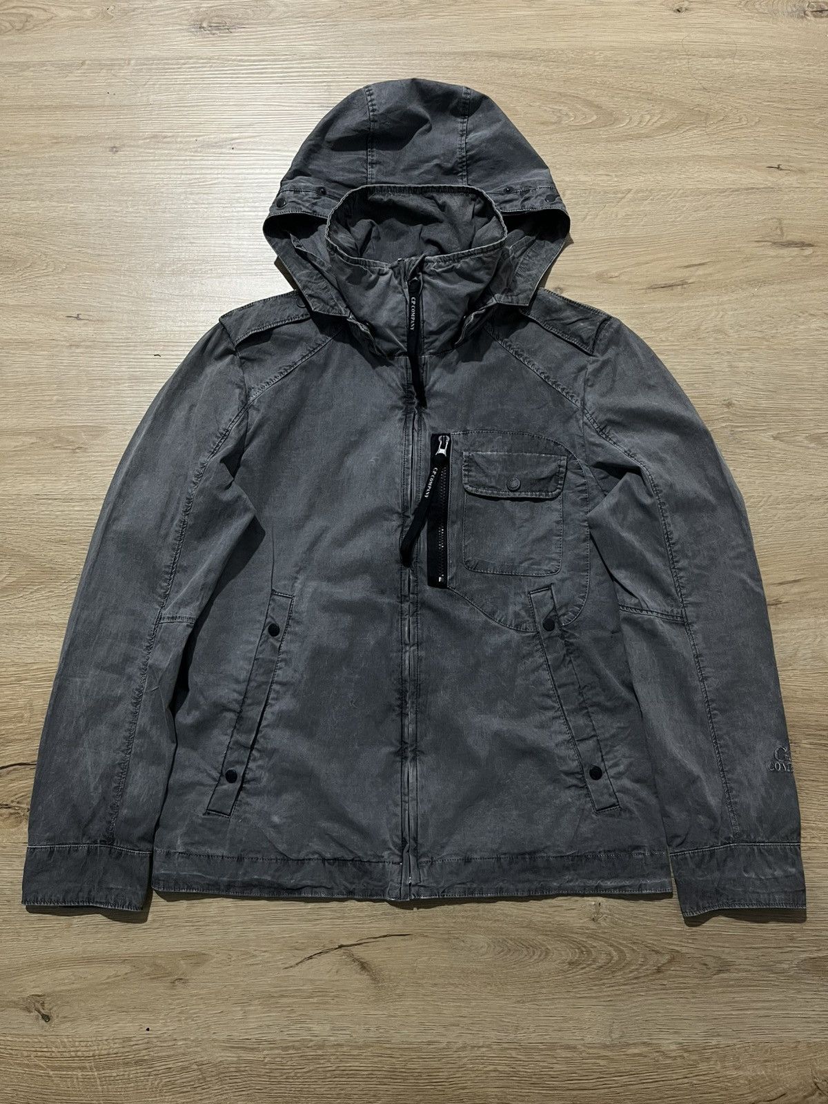 C.P. Company SS2014 CP Company Soft Shell Google Jacket black washed Size US M / EU 48-50 / 2 - 1 Thumbnail