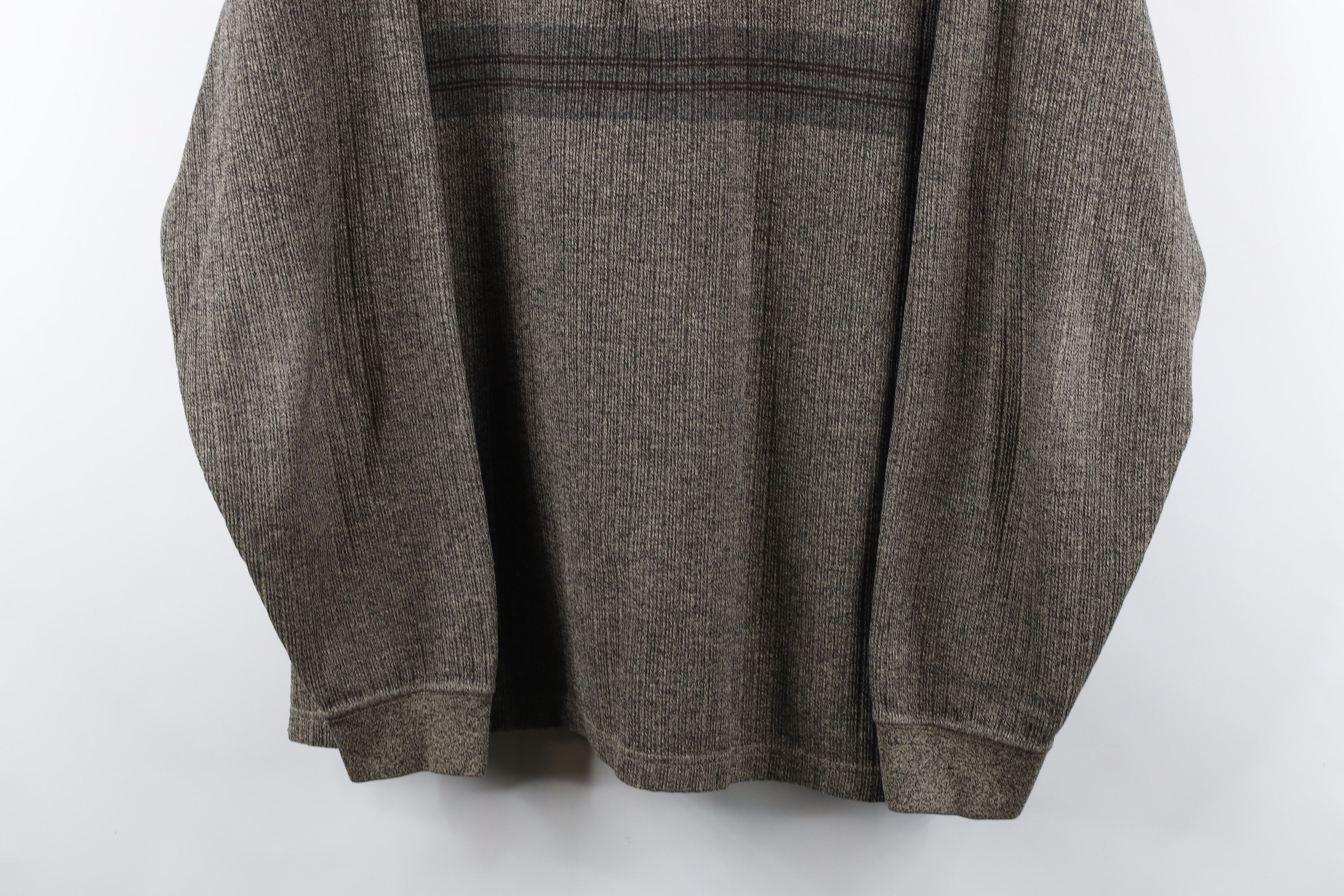 Vintage Vintage 90s Streetwear Knit Heavyweight Long Sleeve Polo Size US XL / EU 56 / 4 - 3 Thumbnail
