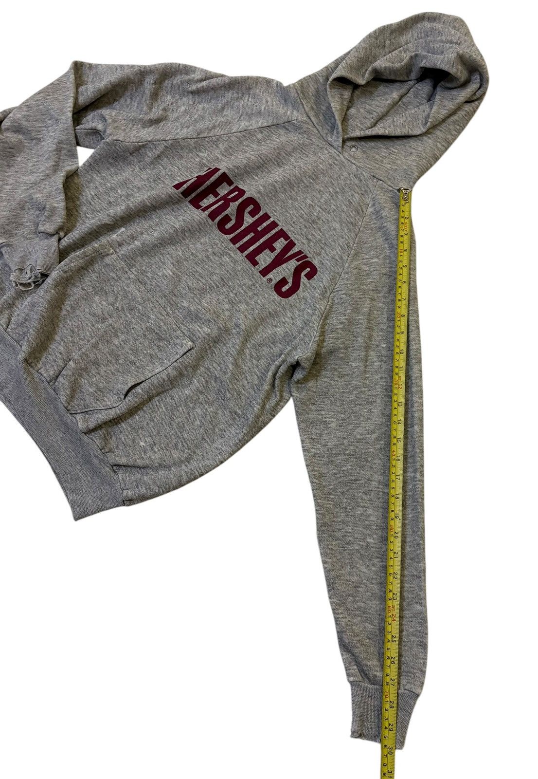 Vintage Vintage 80s Hersheys Chocolate Candy Promo Thrashed Hoodie Size US M / EU 48-50 / 2 - 14 Thumbnail