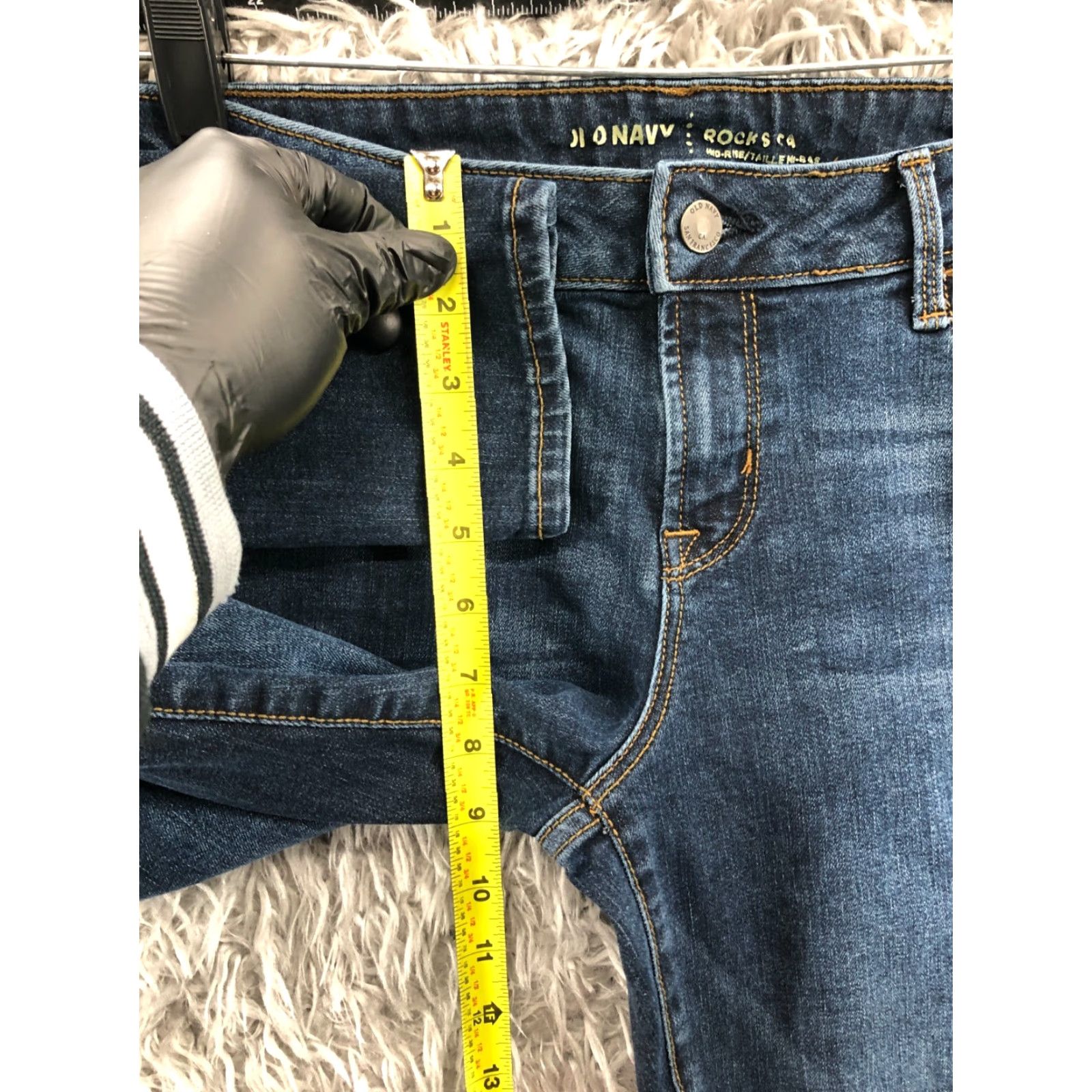 Old Navy Old Navy Skinny Jeans Size 6 Short Womens Blue Denim Regular Rise 5-Pocket Style Slim Size 28" / US 6 / IT 42 - 4 Thumbnail