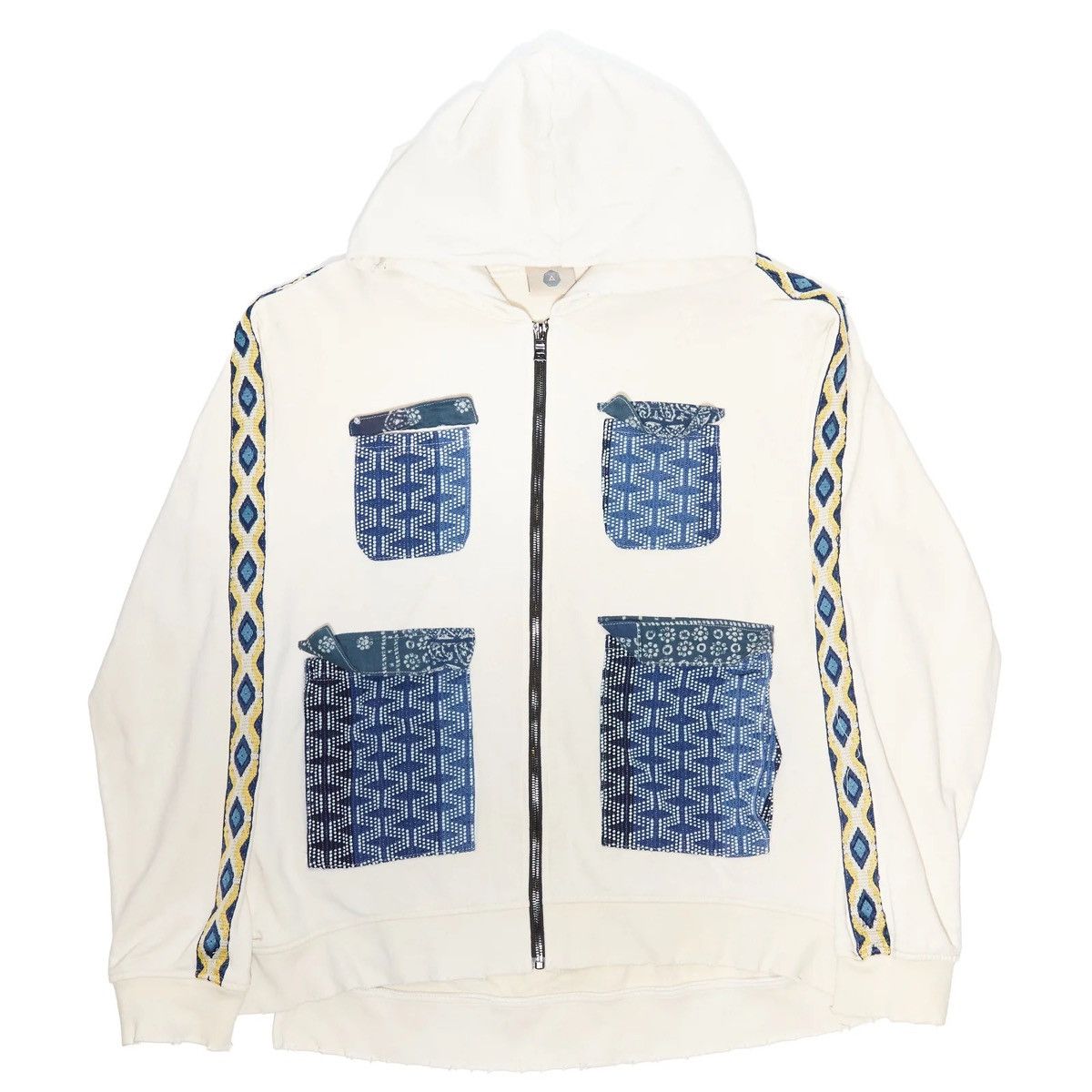Alchemist ALCHEMIST FRINGE DETAILED ZIP UP HOODIE Size US XXL / EU 58 / 5 - 1 Thumbnail