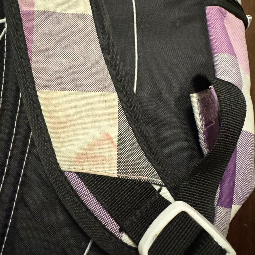 Dakine Dakine Purple Plaid Backpack Floral Lining Laptop Sleeve Size ONE SIZE - 12 Thumbnail
