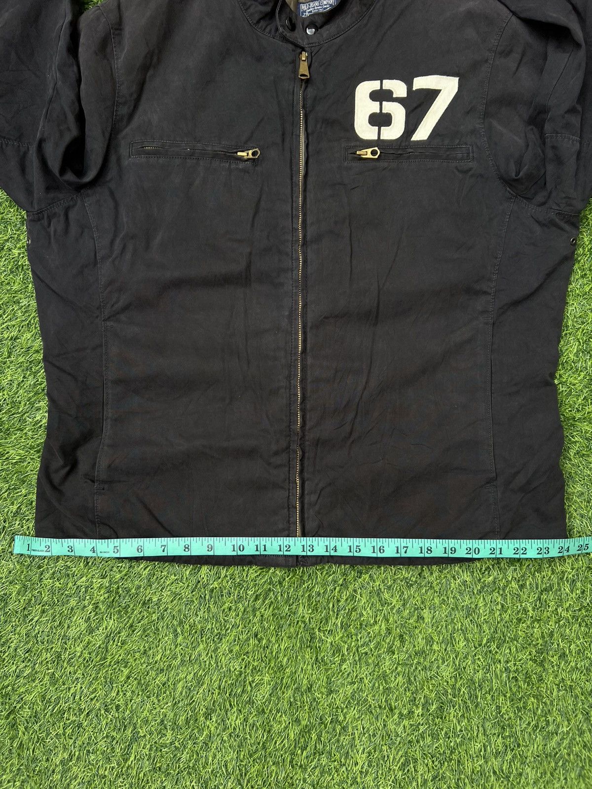 Polo Ralph Lauren Polo Jeans Co. Ralph Lauren "67" Patched Moto Jacket -XL Size US XL / EU 56 / 4 - 18 Thumbnail