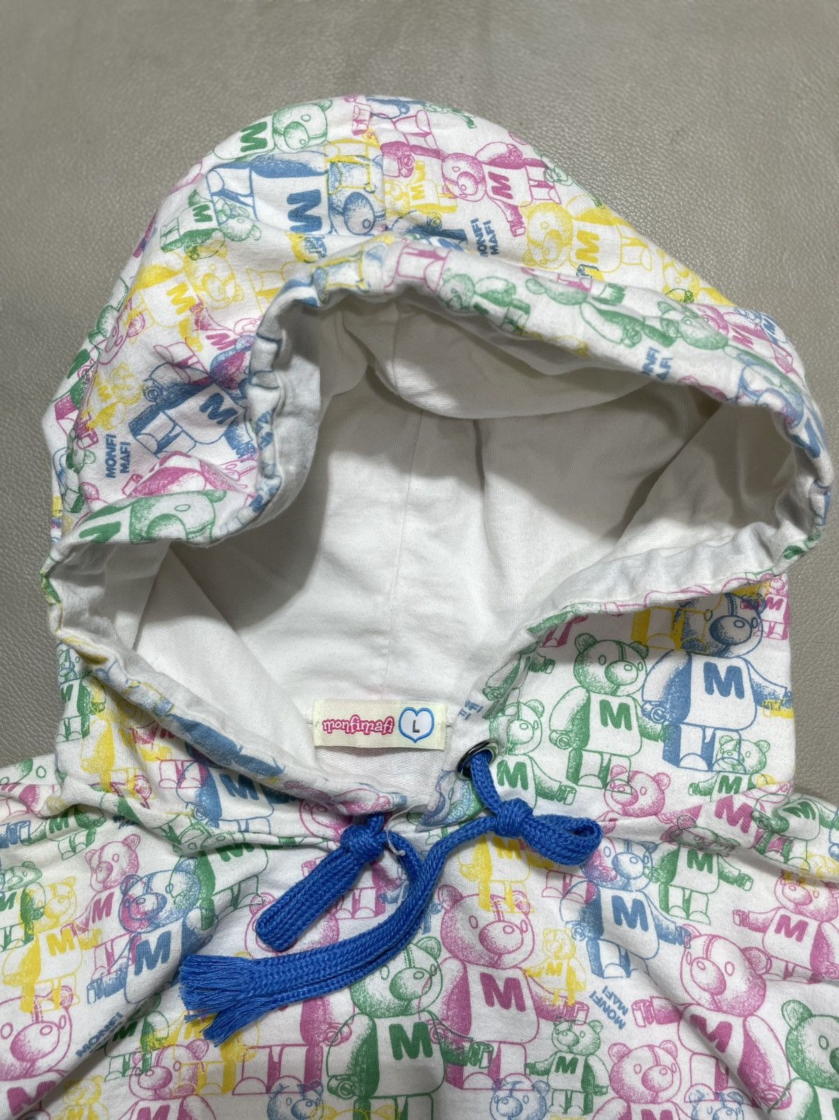 Japanese Full Printed Bear Hoodie y2k hysteric style