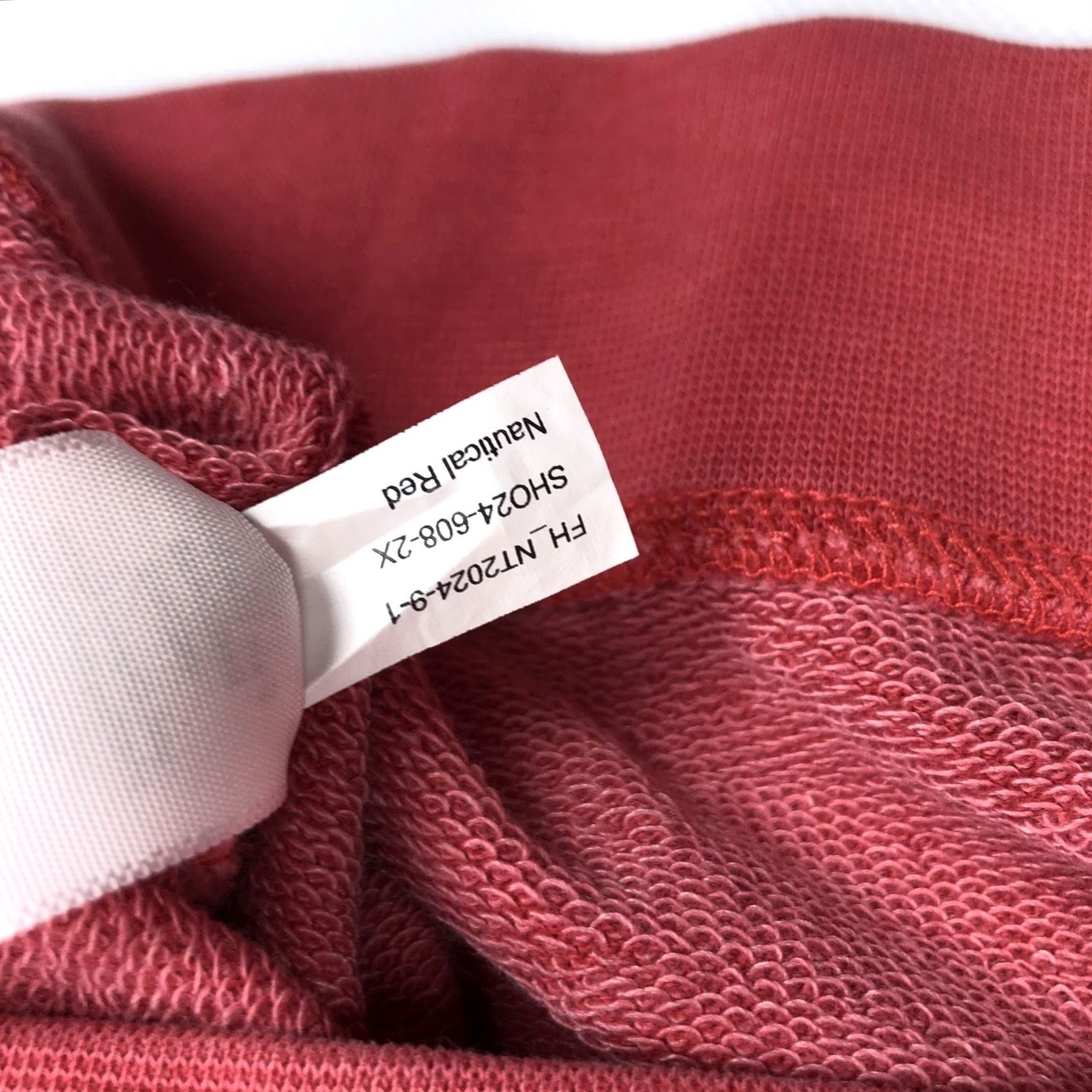 Vintage Fair Harbor Hoodie Pullover 2XL Men's Nautical Red Organic Cotton Recycled Polyester Raglan Sleeves Size US XXL / EU 58 / 5 - 6 Thumbnail