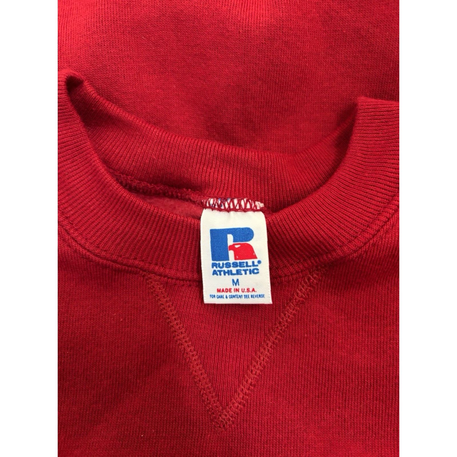 Russell Athletic VINTAGE Russell Athletic Crewneck Sweatshirt Mens M Red 90s Deadstock NWT USA Sweatshirt Crew Mens Size US M / EU 48-50 / 2 - 6 Thumbnail