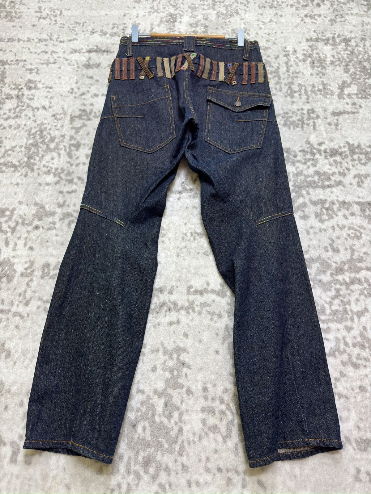 PPFM Vintage BreathMINt Double Waist Zipper Style Denim Jeans Size US 29 - 2 Thumbnail