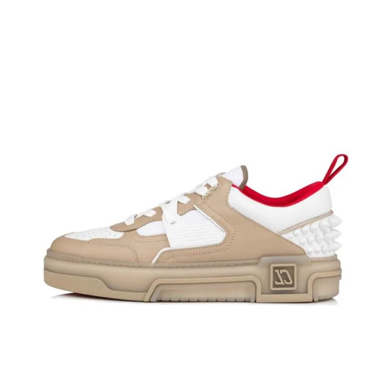 Christian Louboutin o1s1wg110125 Astroloubi Flat Calf/GG in Umber Size US 11.5 / EU 44-45 - 1 Thumbnail