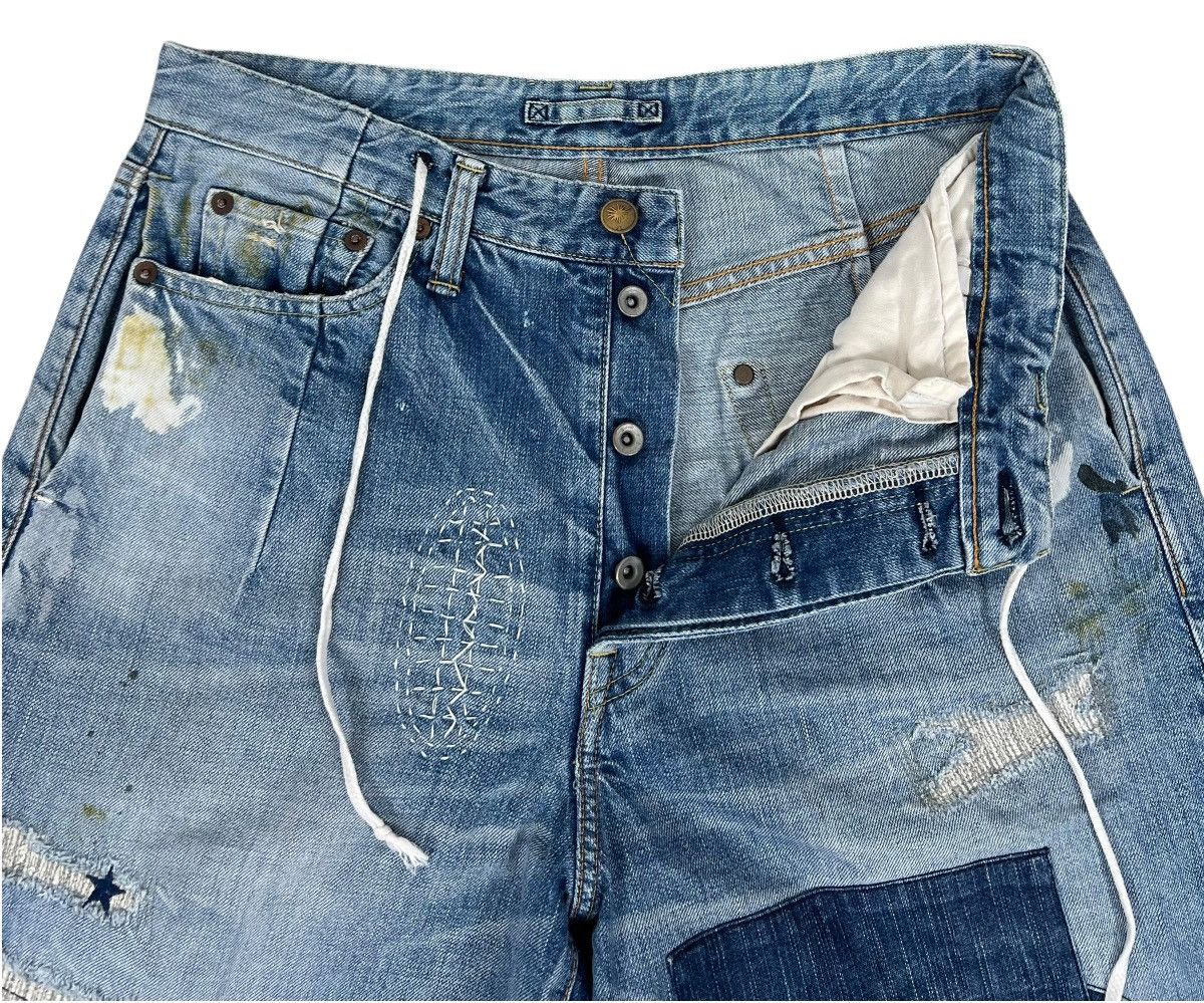 Maison MIHARA YASUHIRO Vintage Miharayasuhiro Patchwork Denim Shorts Size US 32 / EU 48 - 4 Thumbnail