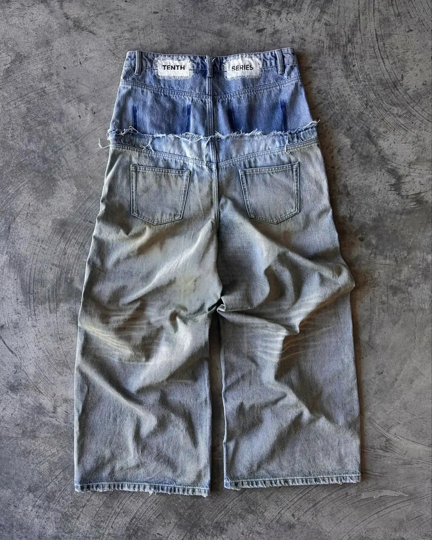 Japanese Brand × Vintage Double Stitching Washed Baggy Jeans Size US 32 / EU 48 - 2 Thumbnail