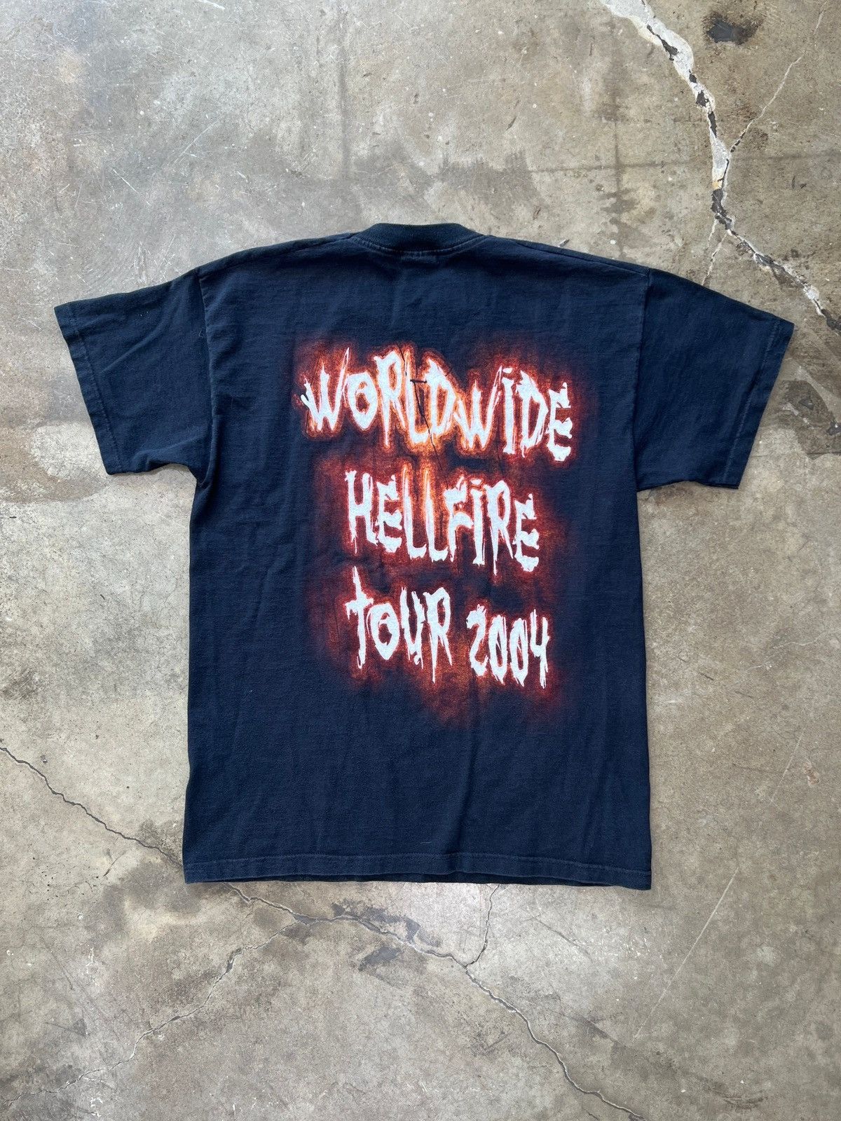 Band Tees × Vintage Vintage 2004 Edguy World Wide Hellfire Club Tour Tee Large Size US L / EU 52-54 / 3 - 5 Thumbnail
