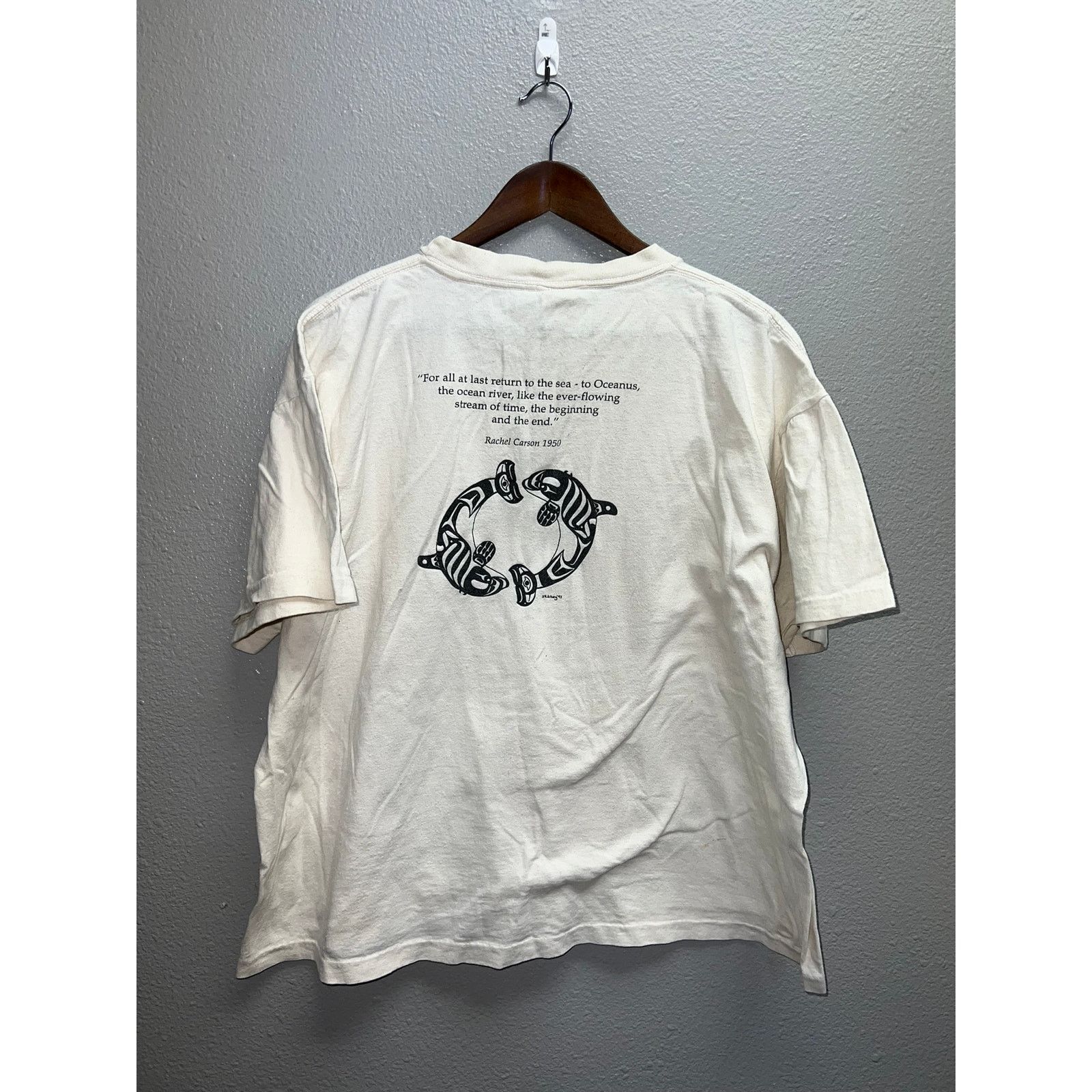 Vintage Vintage Whale Shirt Society Conservation Biology Graphic XL Size US XL / EU 56 / 4 - 1 Thumbnail