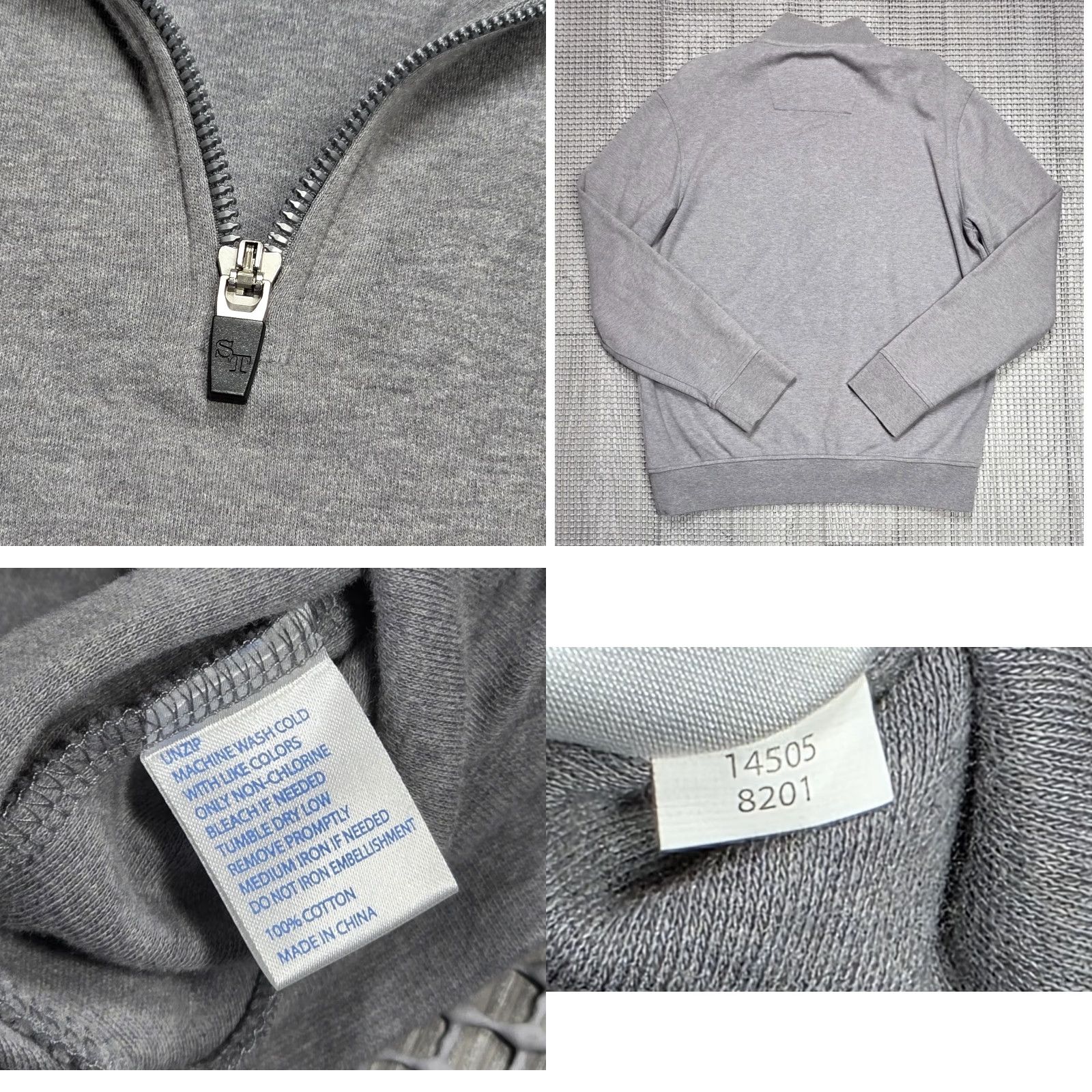 Vineyard Vines Vineyard Vines Sweater Mens S Gray Cotton 1/4 Zip Pullover Long Sleeve Mockneck Shirt Mens S Gray Cotton 1/4 Zip Pullover Long Sleeve Mockneck Size US S / EU 44-46 / 1 - 8 Thumbnail