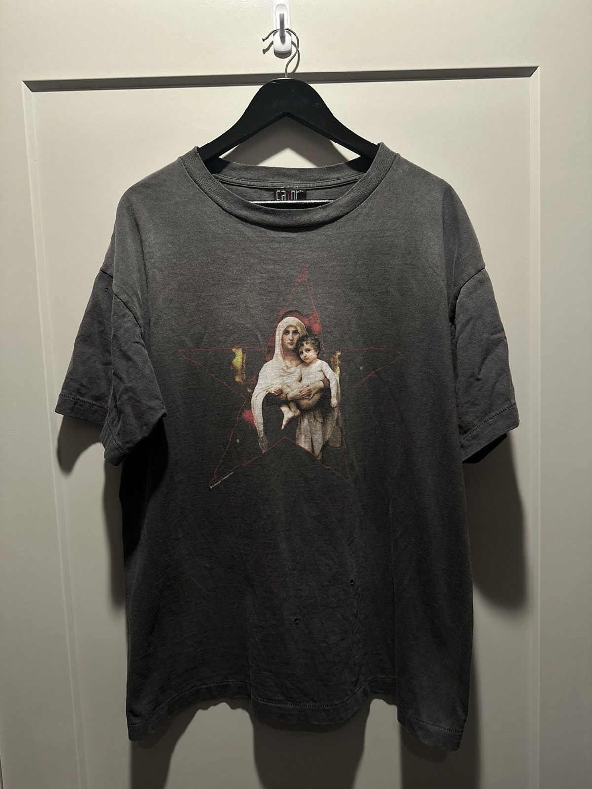 image of Saint Michael Black Maria Gory Luxury Tee, Men's (Size XL)