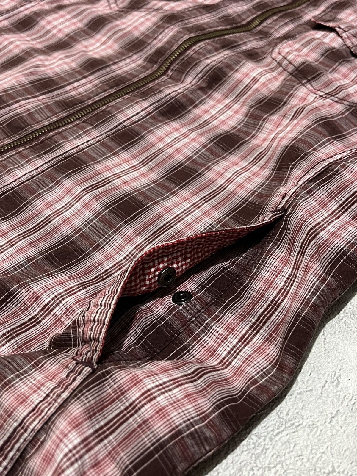 Japanese Brand × Nicole Club Nicole Club For Men Hidden Hoodie Plaid Size US M / EU 48-50 / 2 - 3 Thumbnail