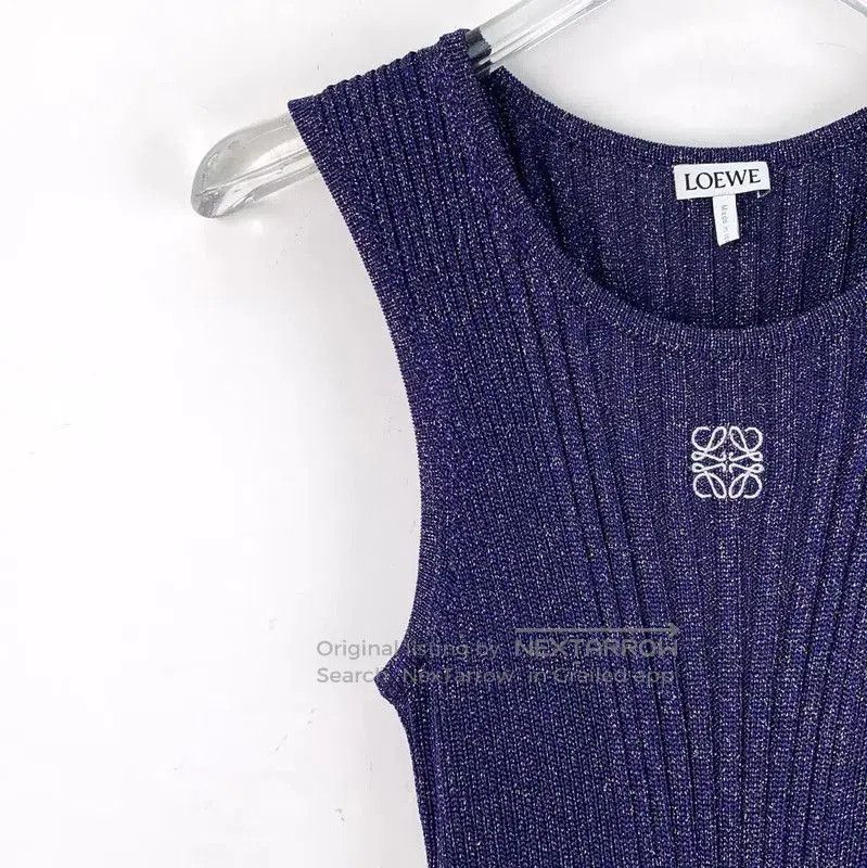 Loewe Loewe Deep Blue Fitted Dress . Size S / US 4 / IT 40 - 3 Thumbnail