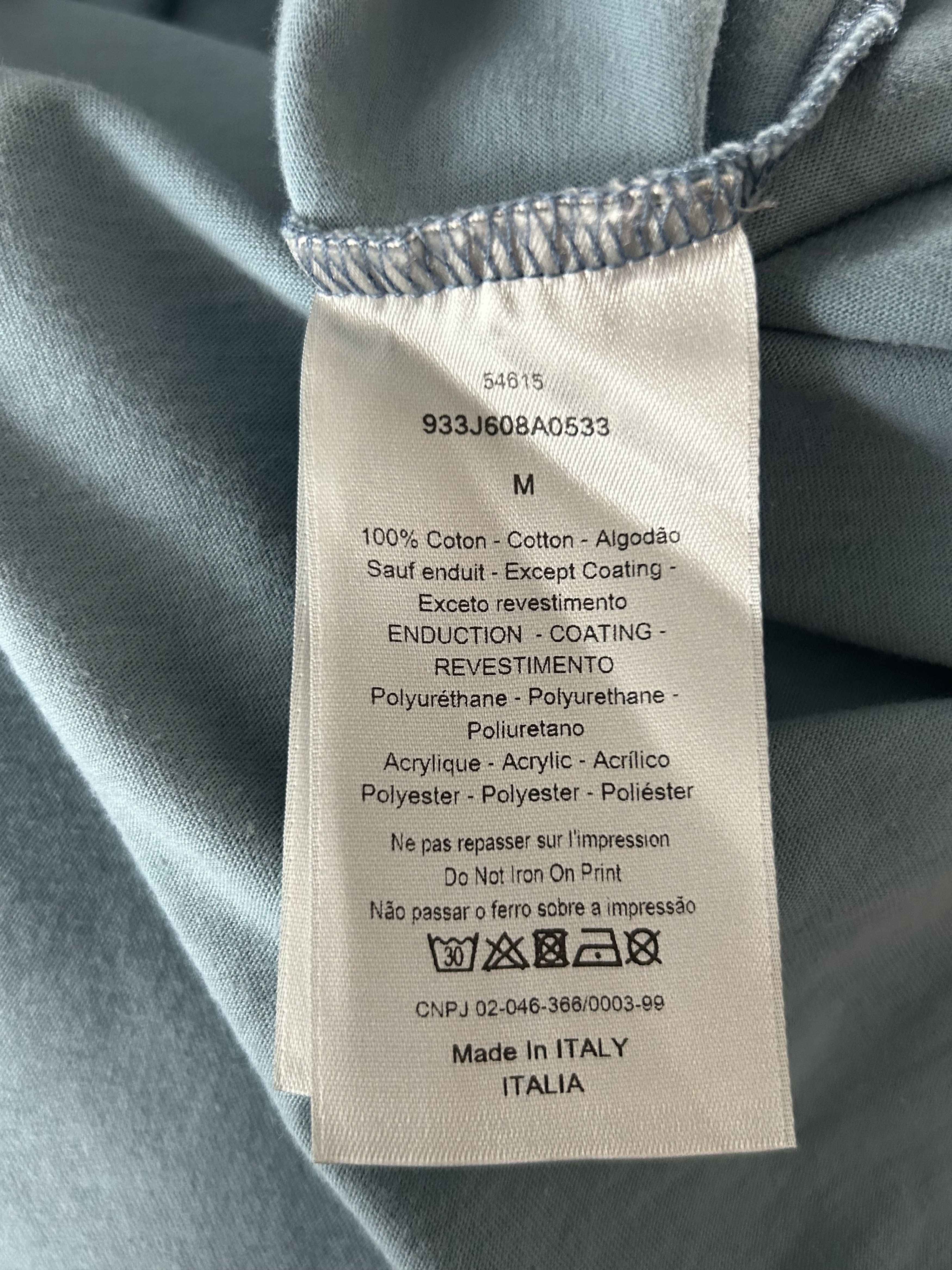 Club Sorayama × Dior Dior Sorayama Blue Gradient Robot Logo T-Shirt Size US M / EU 48-50 / 2 - 4 Thumbnail