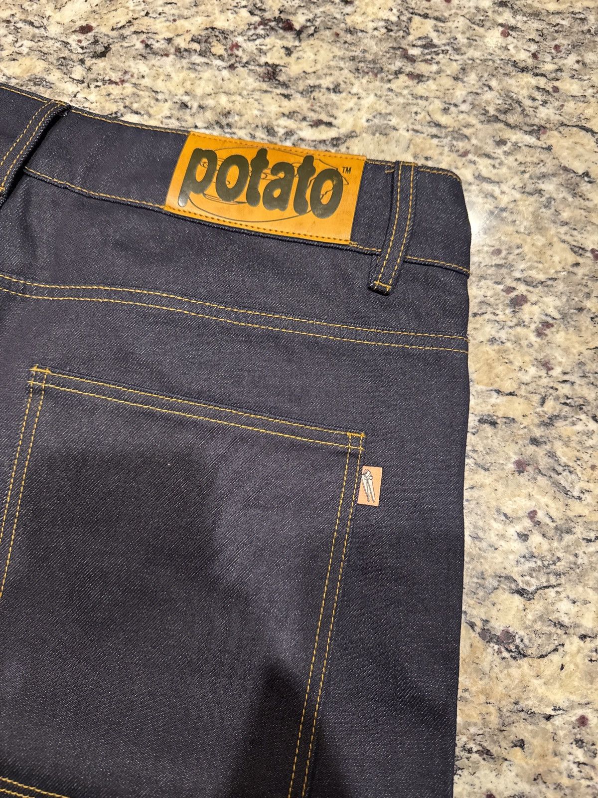 Imran Potato Raw denim jorts Size US 38 / EU 54 - 3 Thumbnail